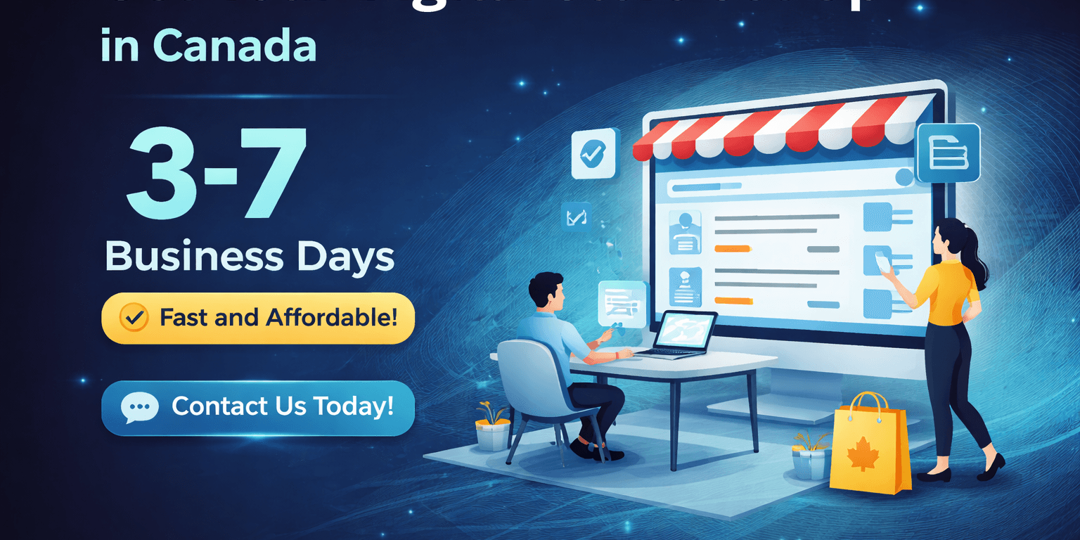Web developers Ottawa — digital store setup in Canada in 3–7 business days
