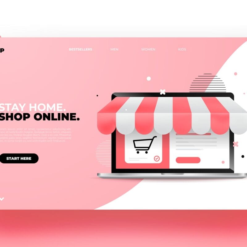 Local store ecommerce website design in Salaberry-de-Valleyfield for small businesses