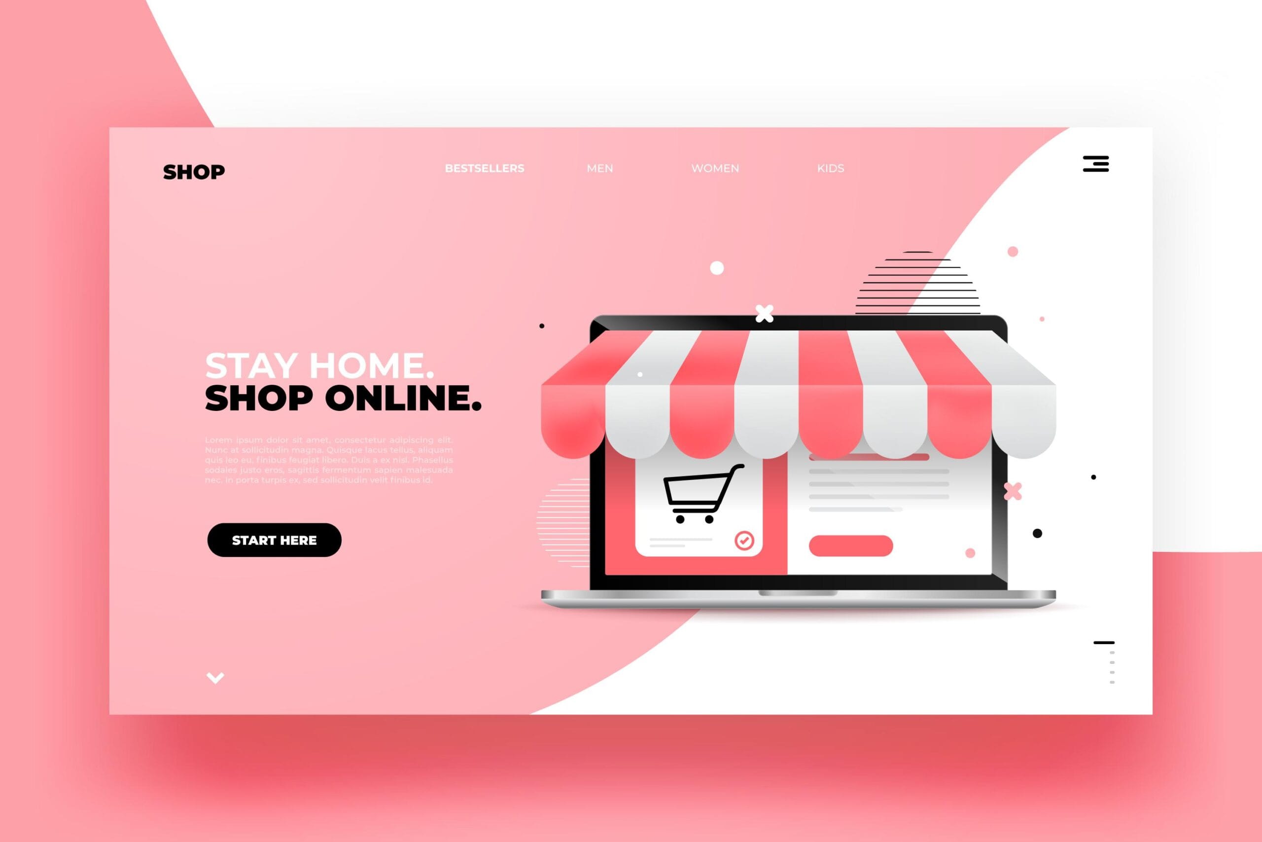 Local store ecommerce website design in Salaberry-de-Valleyfield for small businesses