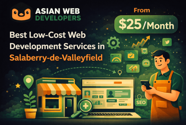 Low cost web development services in Salaberry-de-Valleyfield starting at $25 per month for small businesses