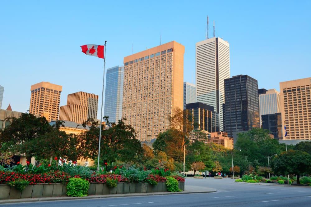 Professional website design Windsor Ontario skyline representing local web development services by Asian Web Developers