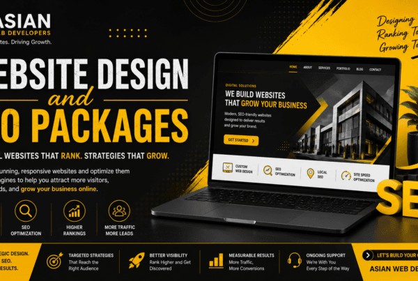 Website design and SEO packages by Asian Web Developers