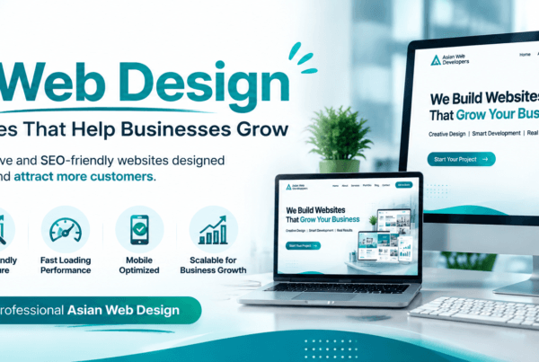 Asian web design services creating modern responsive and SEO-friendly websites