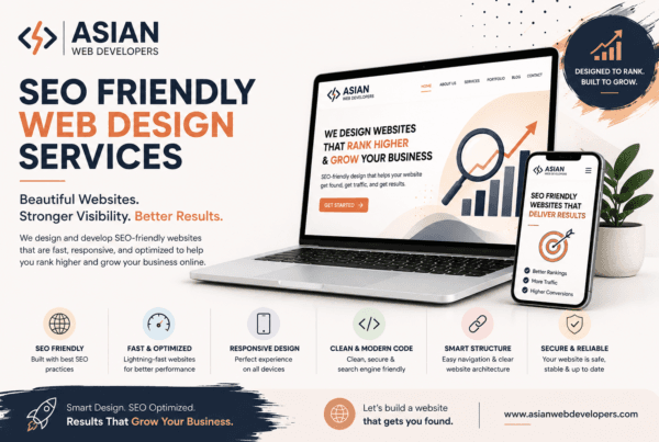SEO friendly web design services by Asian Web Developers