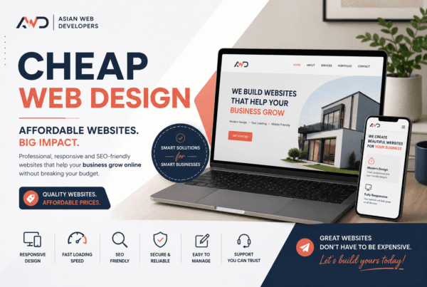 Cheap web design services by Asian Web Developers