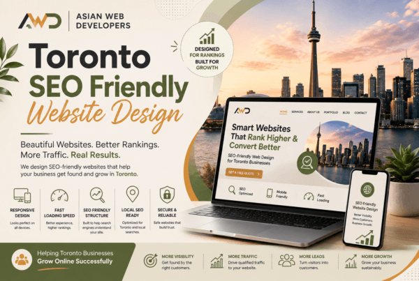 Toronto SEO friendly website design by Asian Web Developers