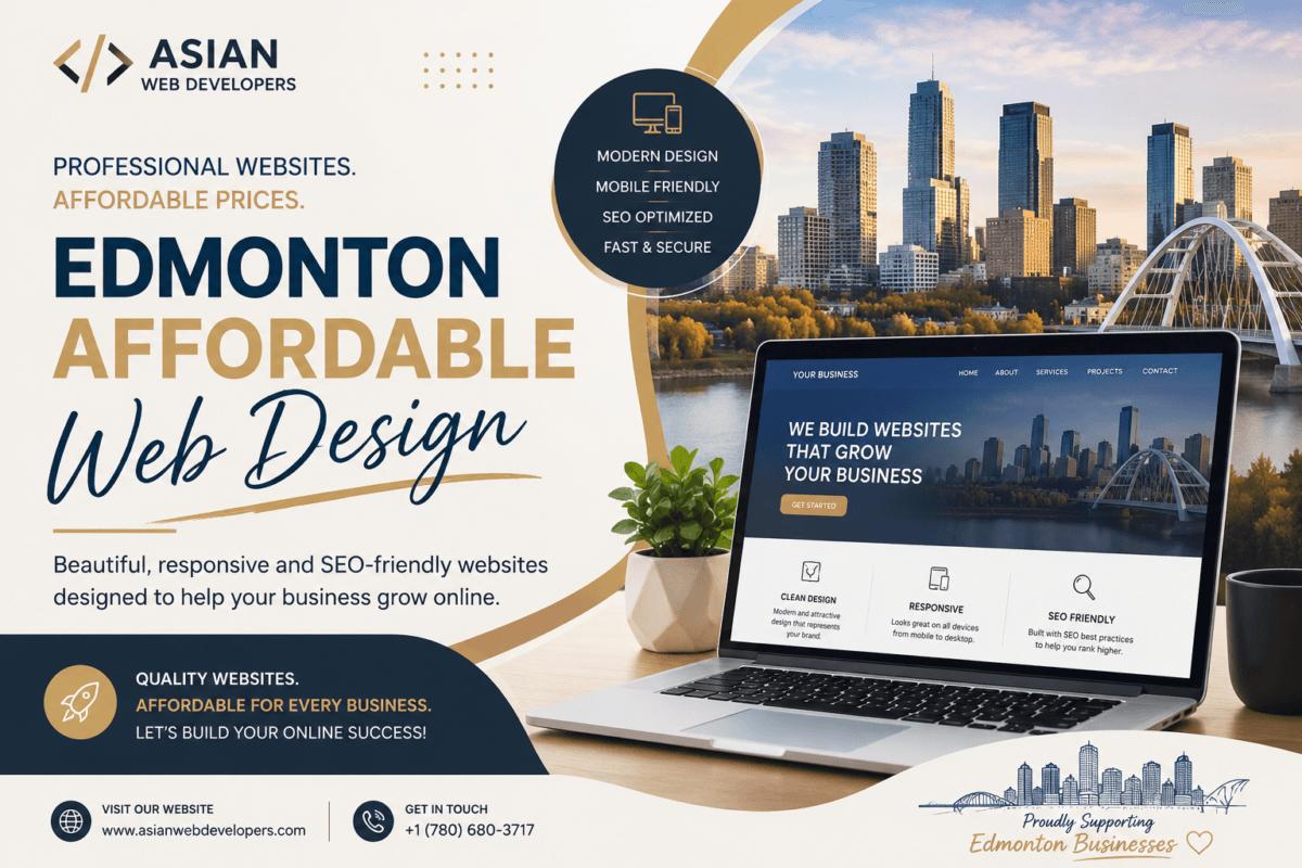 Edmonton affordable web design services for local businesses